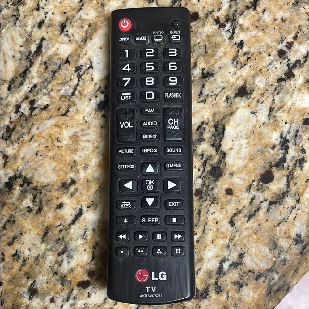 LG Black TV Remote Control